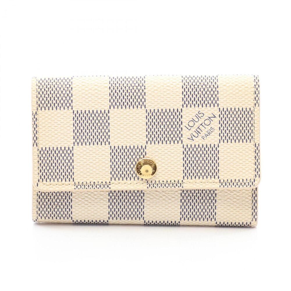 Louis Vuitton Multicles 6 Damier Azur 6-ring Key Case Accessory for Women, Wh...